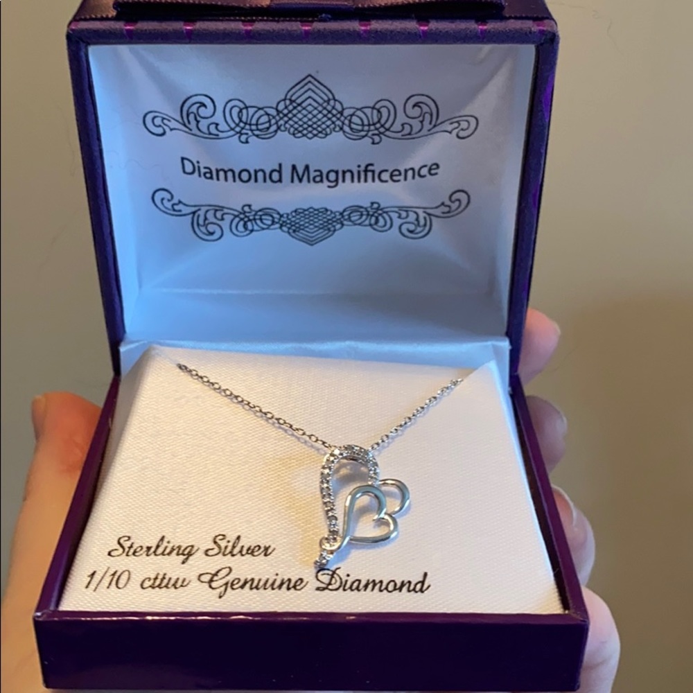 COPY - Diamond heart necklace